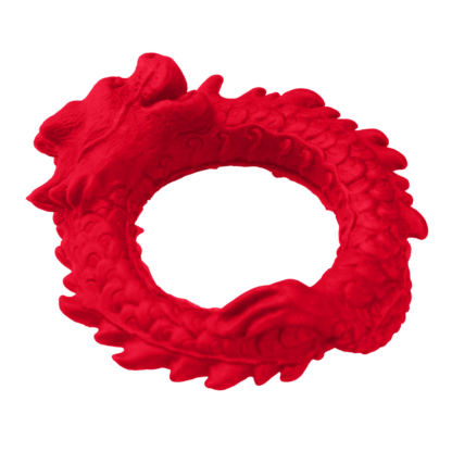 Rise of the Dragon - Siliconen Cockring - Rood - Afbeelding 4