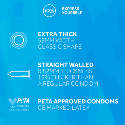 EXS Extra Thick - Condoms - 100 Stuks - Afbeelding 4