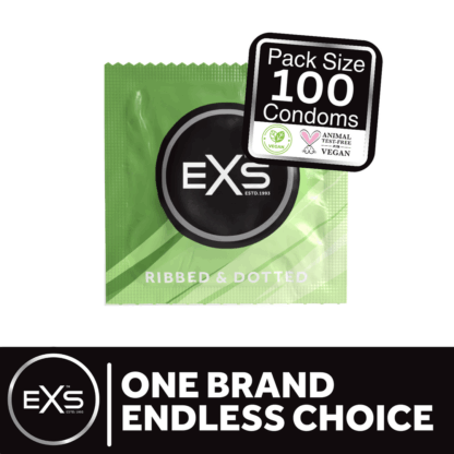 EXS 3 in 1 - Geribbeld, Gevuld en Uitgebreid - Condoms - 100 Stuks - Afbeelding 3