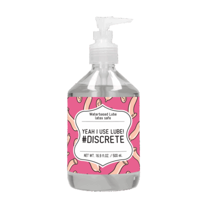Ja, ik gebruik glijmiddel #Discrete - Waterbasis Glijmiddel - 17 fl oz / 500 ml - Afbeelding 6