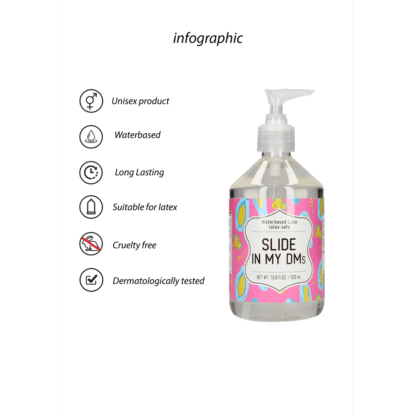 Slide In My DMs - Waterbased Lubricant - 17 fl oz / 500 ml - Afbeelding 2