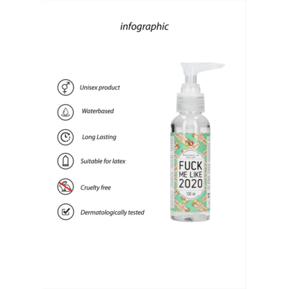 Fuck Me Like 2020 - Waterbased Lubricant - 3 fl oz / 100 ml - Afbeelding 2