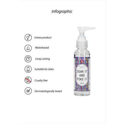 Soak It And Poke It - Extra Dikke Glijmiddel - 3 fl oz / 100 ml - Afbeelding 2
