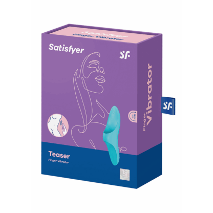 Teaser - Finger Vibrator - Lichtblauw - Afbeelding 2