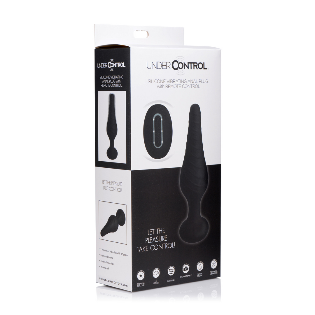 Siliconen Vibrerende Anale Plug met Afstandsbediening - Afbeelding 2