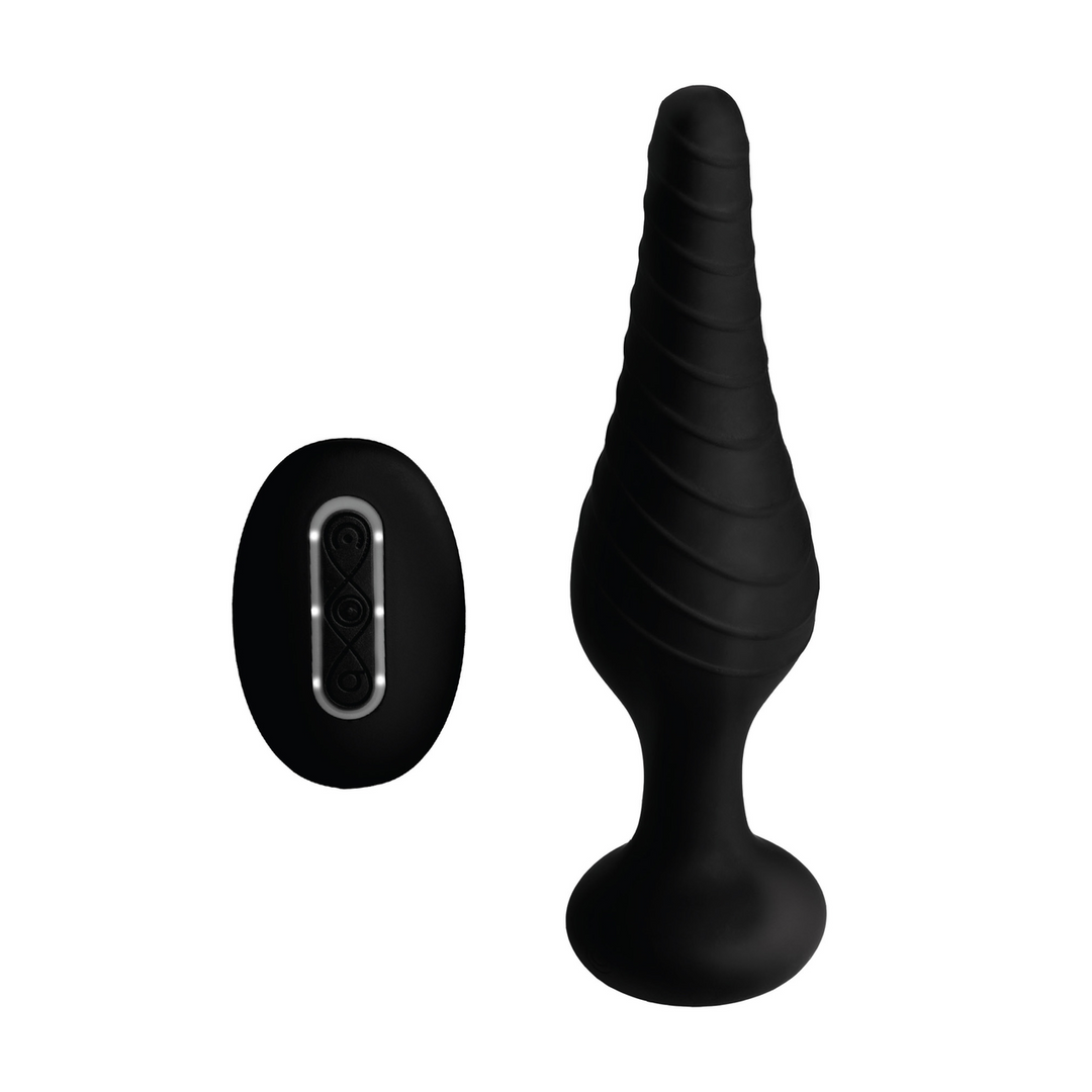 Siliconen Vibrerende Anale Plug met Afstandsbediening - Afbeelding 7