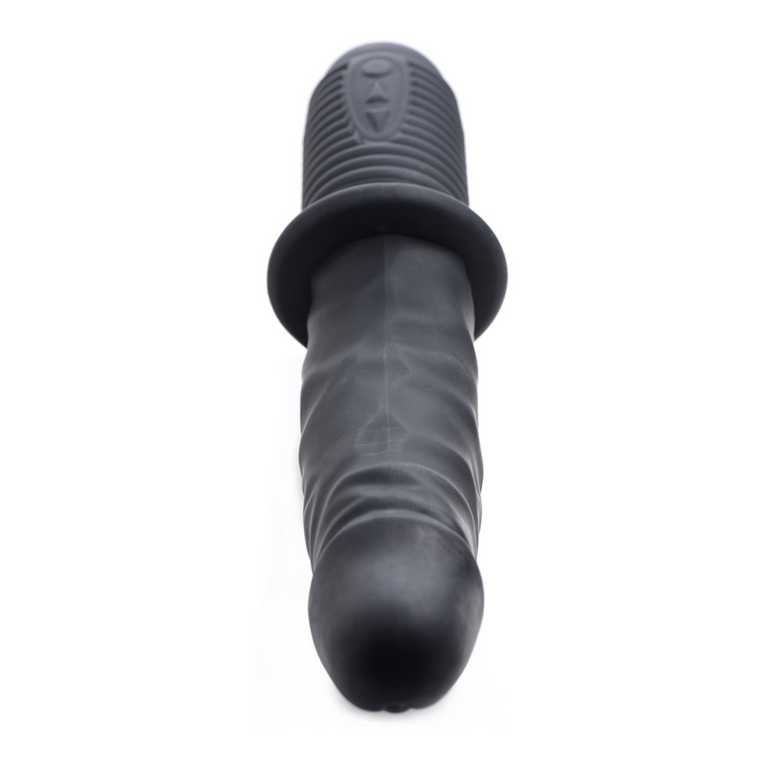 Power Pounder - Vibrerende en Duwende Silicone Dildo - Afbeelding 3