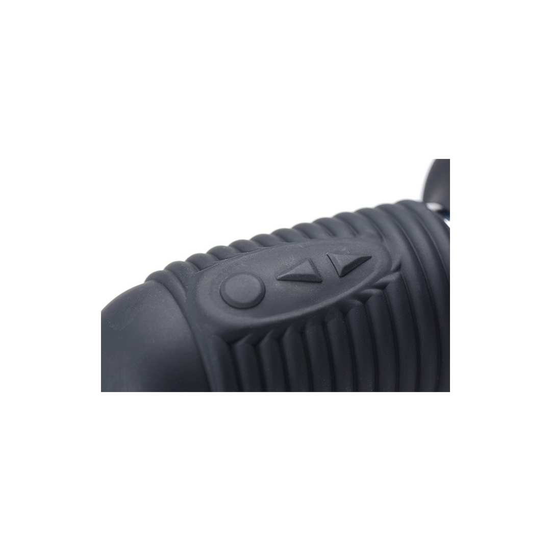 Power Pounder - Vibrerende en Duwende Silicone Dildo - Afbeelding 4