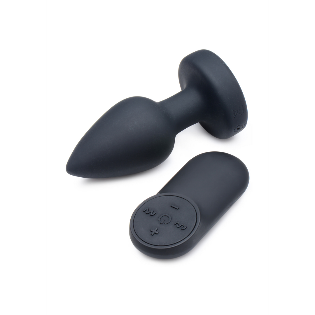 Silicone Vibrating LED Plug - Klein - Afbeelding 4