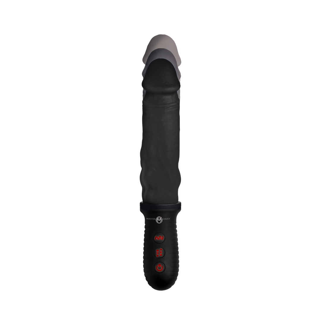 Auto Pounder - Vibrerende en Duwende Dildo met Handvat - Afbeelding 4