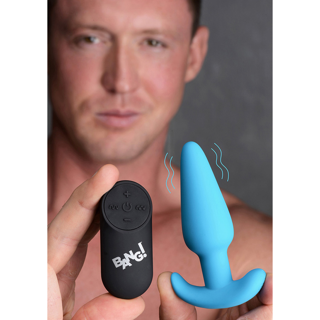 Vibrerende Siliconen Butt Plug met Afstandsbediening - Afbeelding 4