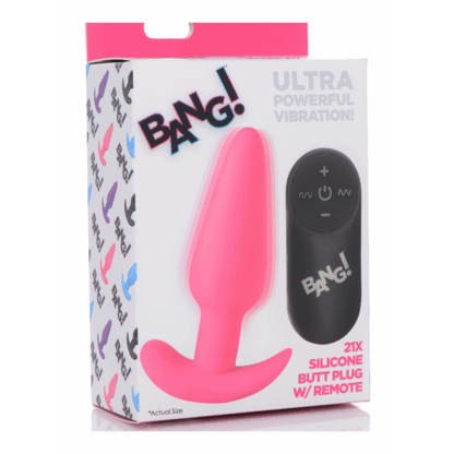 Vibrerende Siliconen Butt Plug met Afstandsbediening - Afbeelding 2