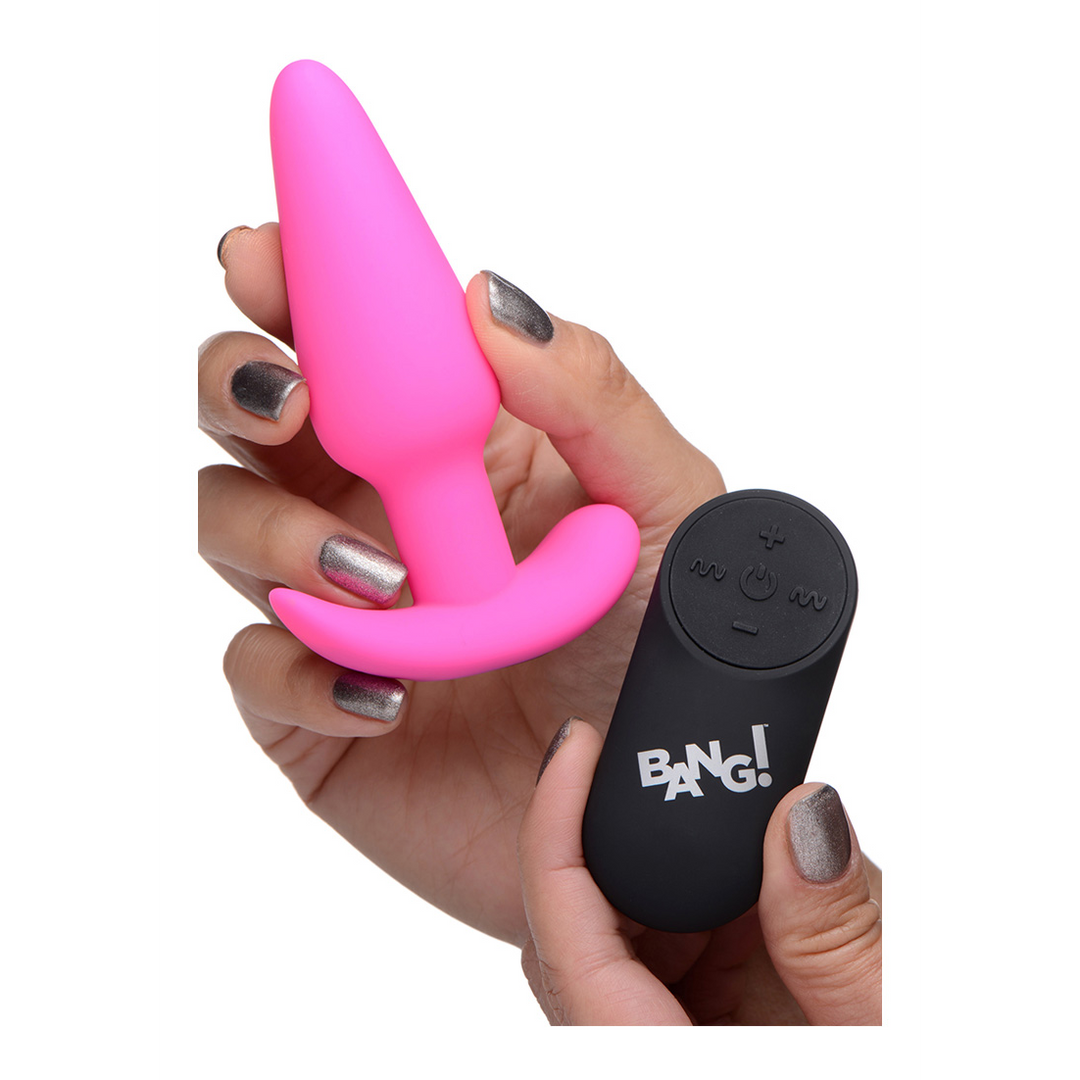 Vibrerende Siliconen Butt Plug met Afstandsbediening - Afbeelding 6