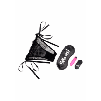 Power Panty - Kantpanty, Bullet Vibrator en Blinddoek