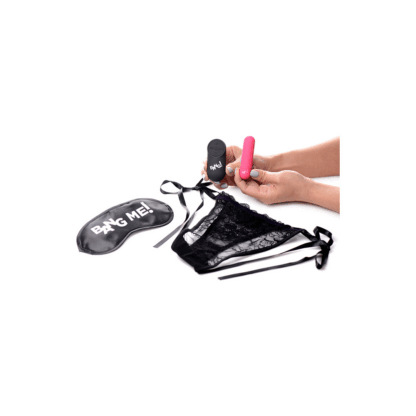 Power Panty - Kantpanty, Bullet Vibrator en Blinddoek - Afbeelding 4