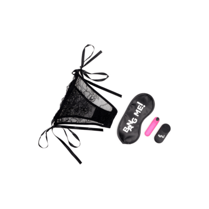 Power Panty - Kantpanty, Bullet Vibrator en Blinddoek - Afbeelding 7
