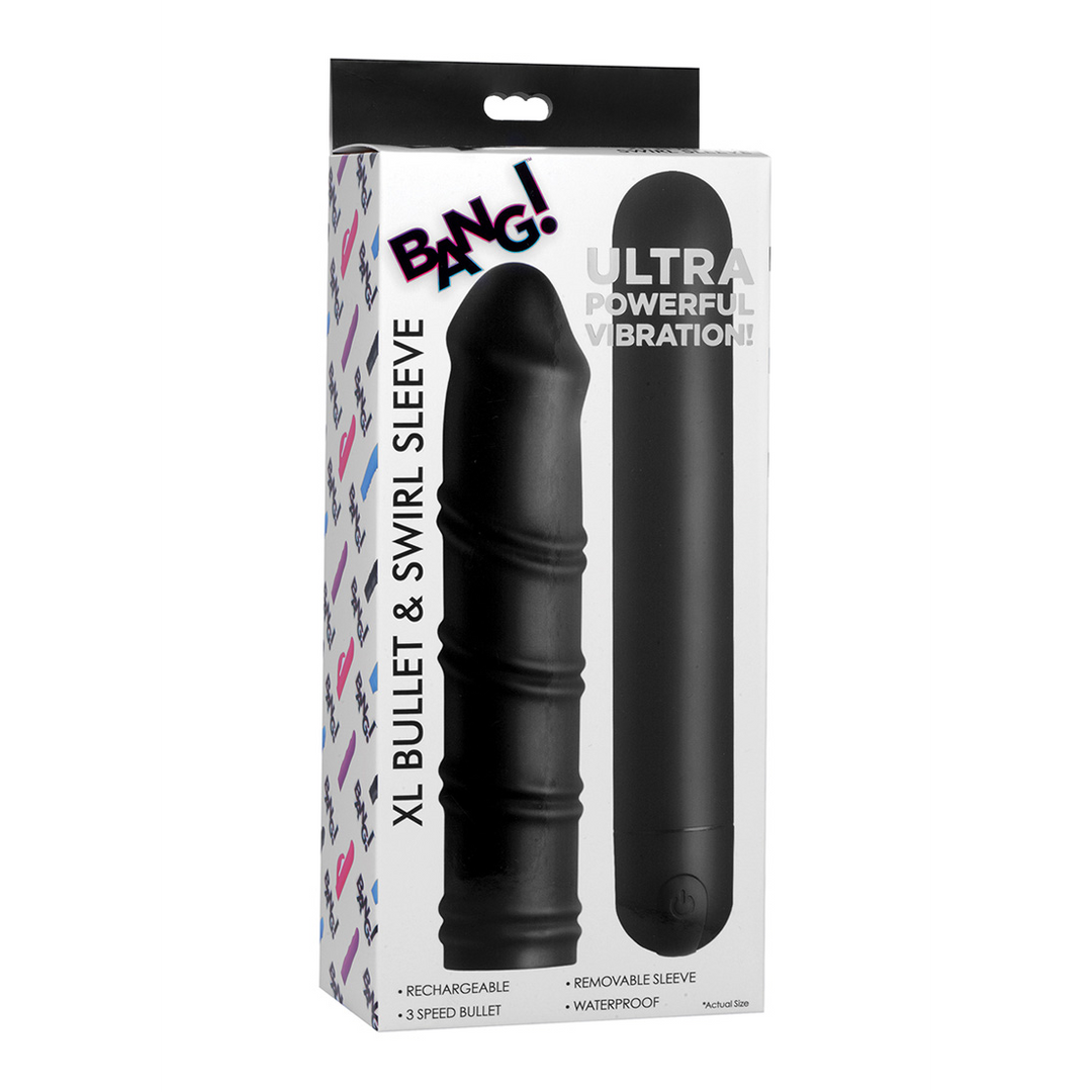 XL Bullet en Swirl Siliconen Sleeve - Afbeelding 2
