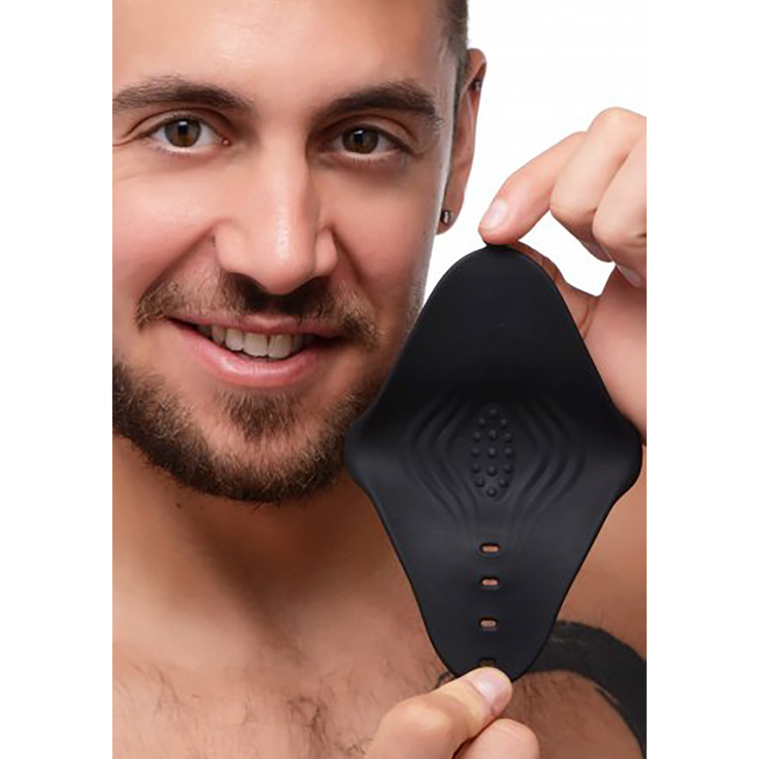 Pleasure Stroke - Vibrerende Siliconen Penis Sleeve - Afbeelding 5
