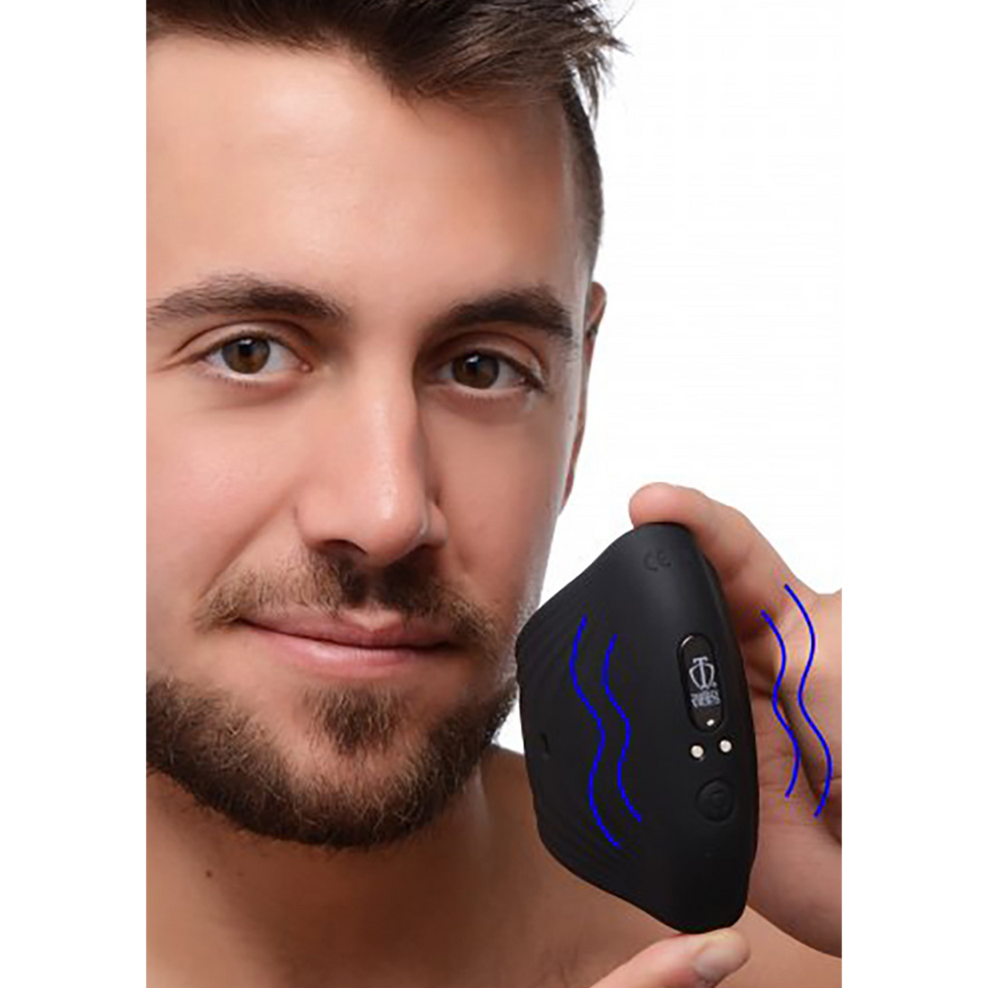 Pleasure Stroke - Vibrerende Siliconen Penis Sleeve - Afbeelding 6