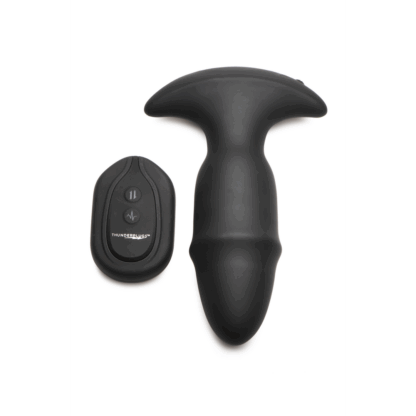 Butt Slider - Sliding Ring Silicone Missile Plug - Zwart - Afbeelding 4