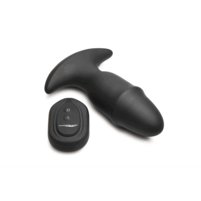 Butt Slider - Sliding Ring Silicone Missile Plug - Zwart - Afbeelding 5