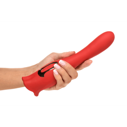 Kiss and Tell Pro - Dual-Ended Kissing Vibrator - Rood - Afbeelding 7