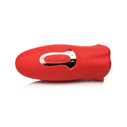 Kiss and Tell - Silicone Kissing en Vibrerende Clitorisstimulator - Rood - Afbeelding 5