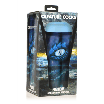 Pussidon - Zeemonster Stroker - Blauw - Afbeelding 2