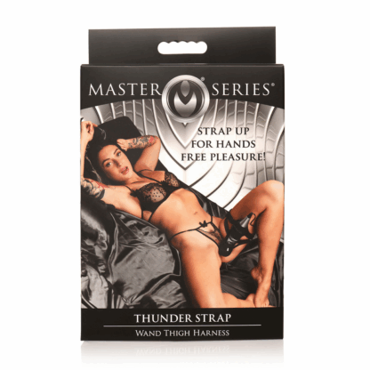 Thunder Strap - Wand Thigh Harness - Zwart - Afbeelding 3