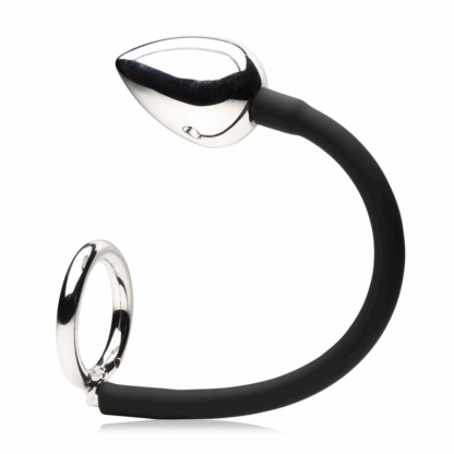 Tug and Plug - Cock- en Ballring met Anale Plug - Afbeelding 5