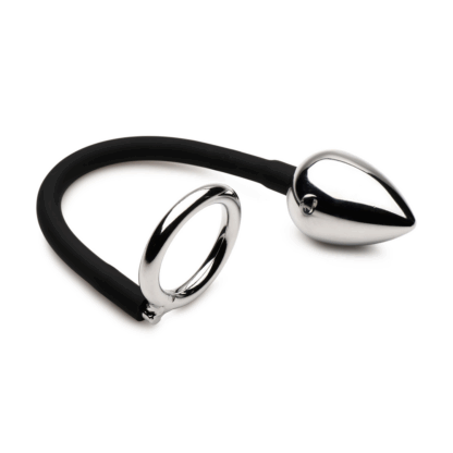 Tug and Plug - Cock- en Ballring met Anale Plug - Afbeelding 7