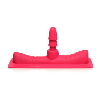 Zadeladapter met Dildo - Roze/Vleeskleur - Afbeelding 4
