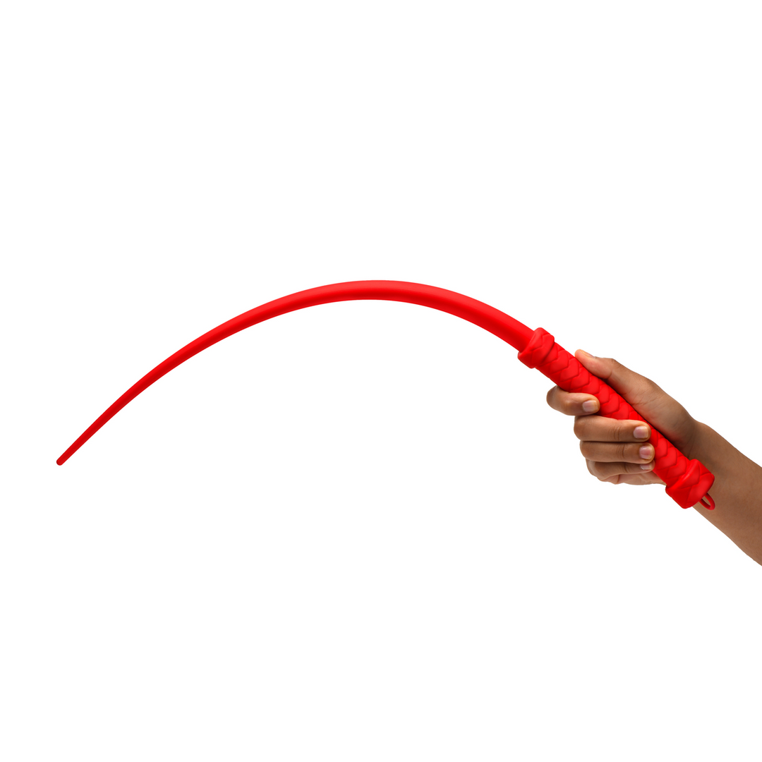Viper Tail - Siliconen Whip - Rood - Afbeelding 6