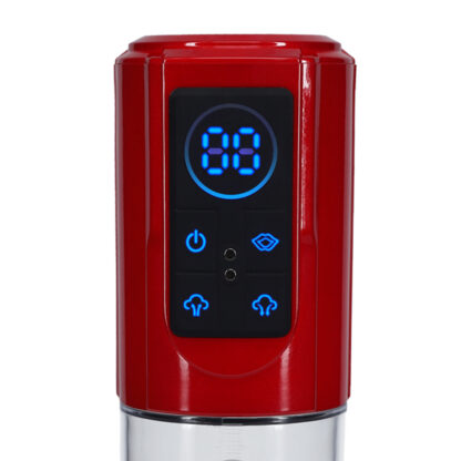 MegaLift - Automatische Waterdichte Penis Pomp - Metallic Rood - Afbeelding 6