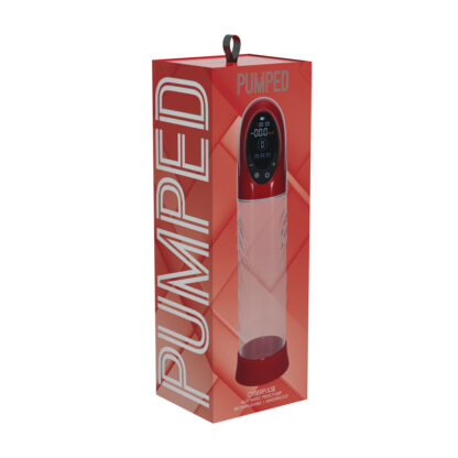 CyberPulse - Automatische Waterdichte Penis Pomp - Metallic Rood - Afbeelding 2