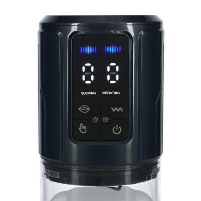 UltraLift - Automatische Waterdichte Masturbator Pomp - Gun Metal - Afbeelding 6