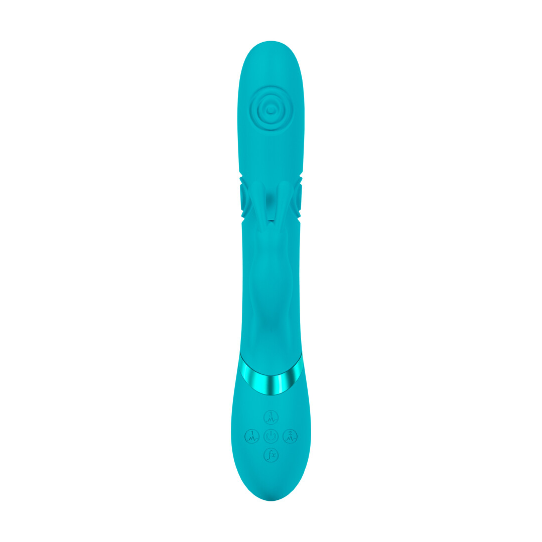 Mimi - G-Spot Vibrerende en Kloppende Konijn - Blauw - Afbeelding 3