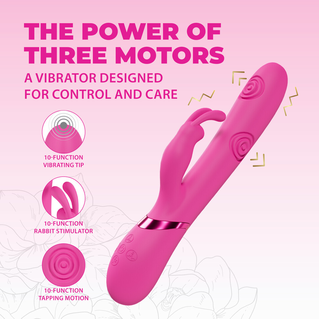 Mimi - G-Spot Vibrerende en Tikkende Konijn - Roze - Afbeelding 6