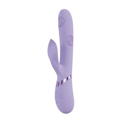 Fronda - G-Spot Vibrerende en Tikken Blad Clitorisstimulator - Lavendel - Afbeelding 4