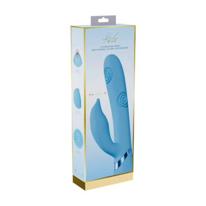 Pallina - G-Spot Vibrerende en Tikken Kralen Clitorisstimulator - Blauw - Afbeelding 2