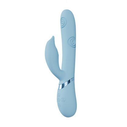 Pallina - G-Spot Vibrerende en Tikken Kralen Clitorisstimulator - Blauw - Afbeelding 4