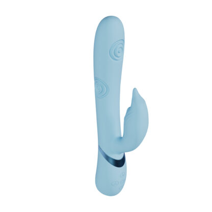 Pallina - G-Spot Vibrerende en Tikken Kralen Clitorisstimulator - Blauw - Afbeelding 5