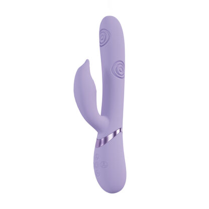 Pallina - G-Spot Vibrerende en Tikken Parels Clitorale Stimulator - Lavendel - Afbeelding 4
