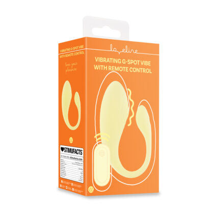 Vibrerende G-Spot Vibe met Afstandsbediening - Geel - Afbeelding 2