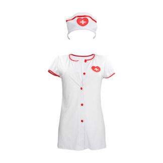 Verpleegster Kostuum - S/M - Wit