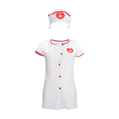 Verpleegster Kostuum - S/M - Wit - Afbeelding 7