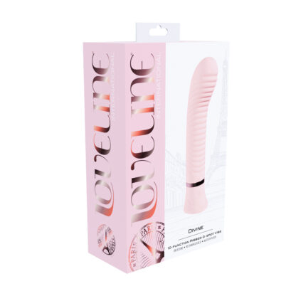Divine - Geribbelde G-spot Vibe - Roze - Afbeelding 2