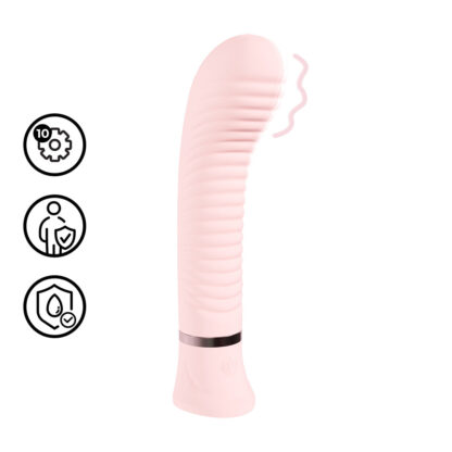 Divine - Geribbelde G-spot Vibe - Roze - Afbeelding 6