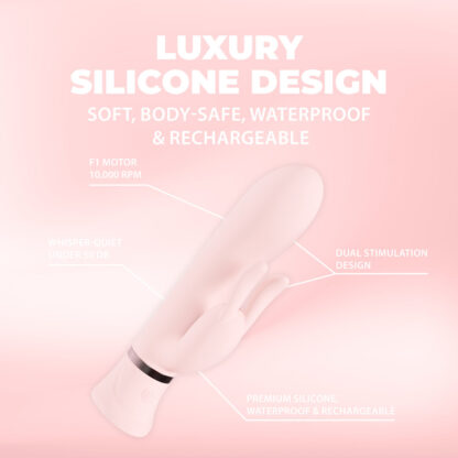 Tendre - Konijnen Vibrator - Roze - Afbeelding 5