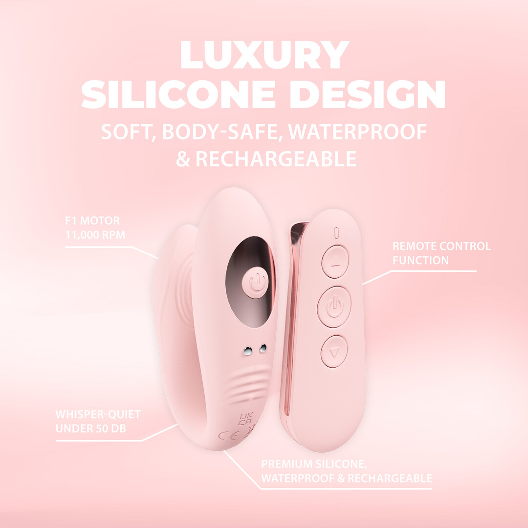 Charme - Afstandsbediening Dubbele Motor Vibe - Roze - Afbeelding 6